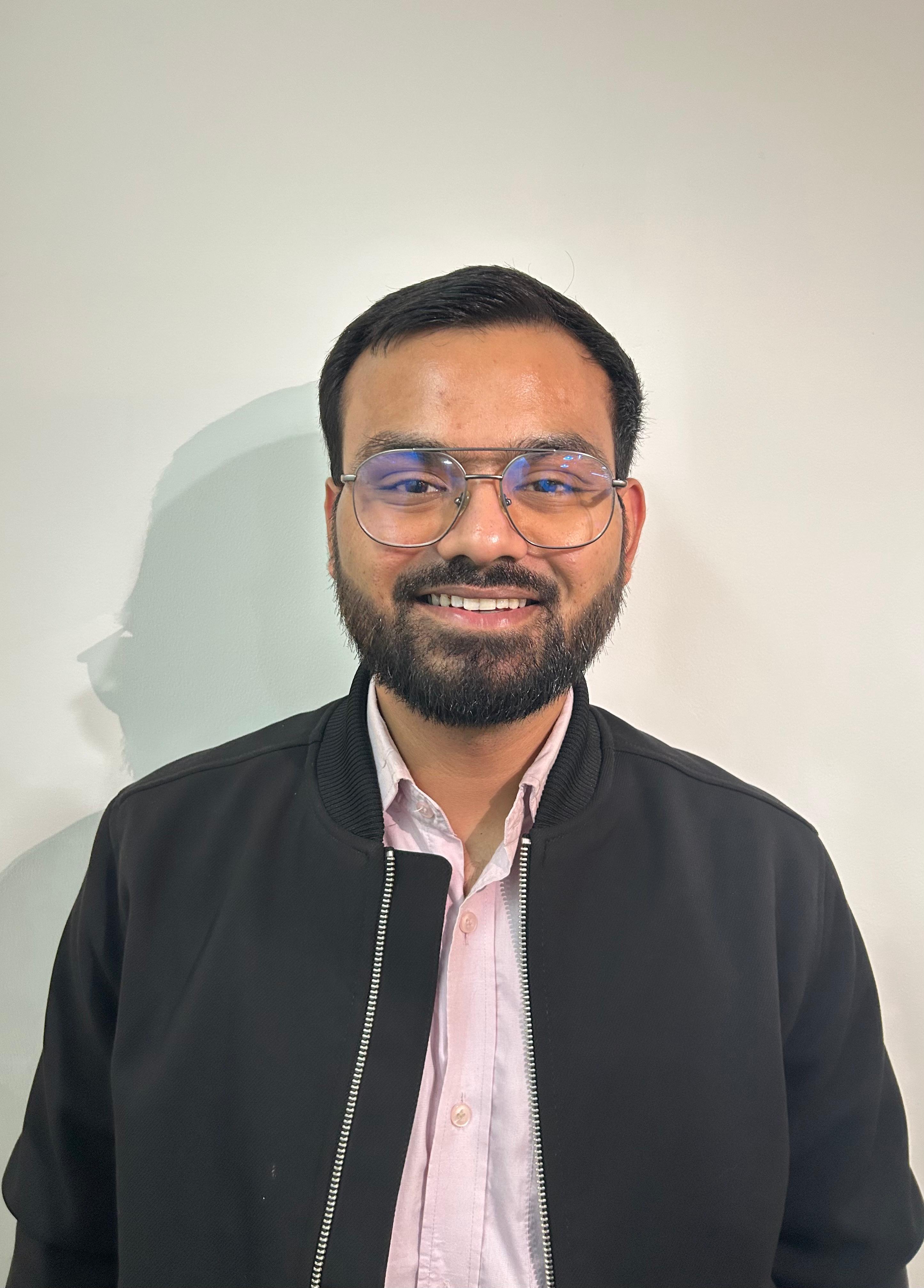 Portrait of Mohak Gupta, founder of talo